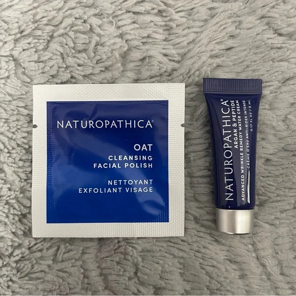 ‼️FREE‼️NEW‼️Naturopathica WRINKLE REMEDY WATER CREAM & CLEANSING FACIAL POLISH - Picture 11 of 12